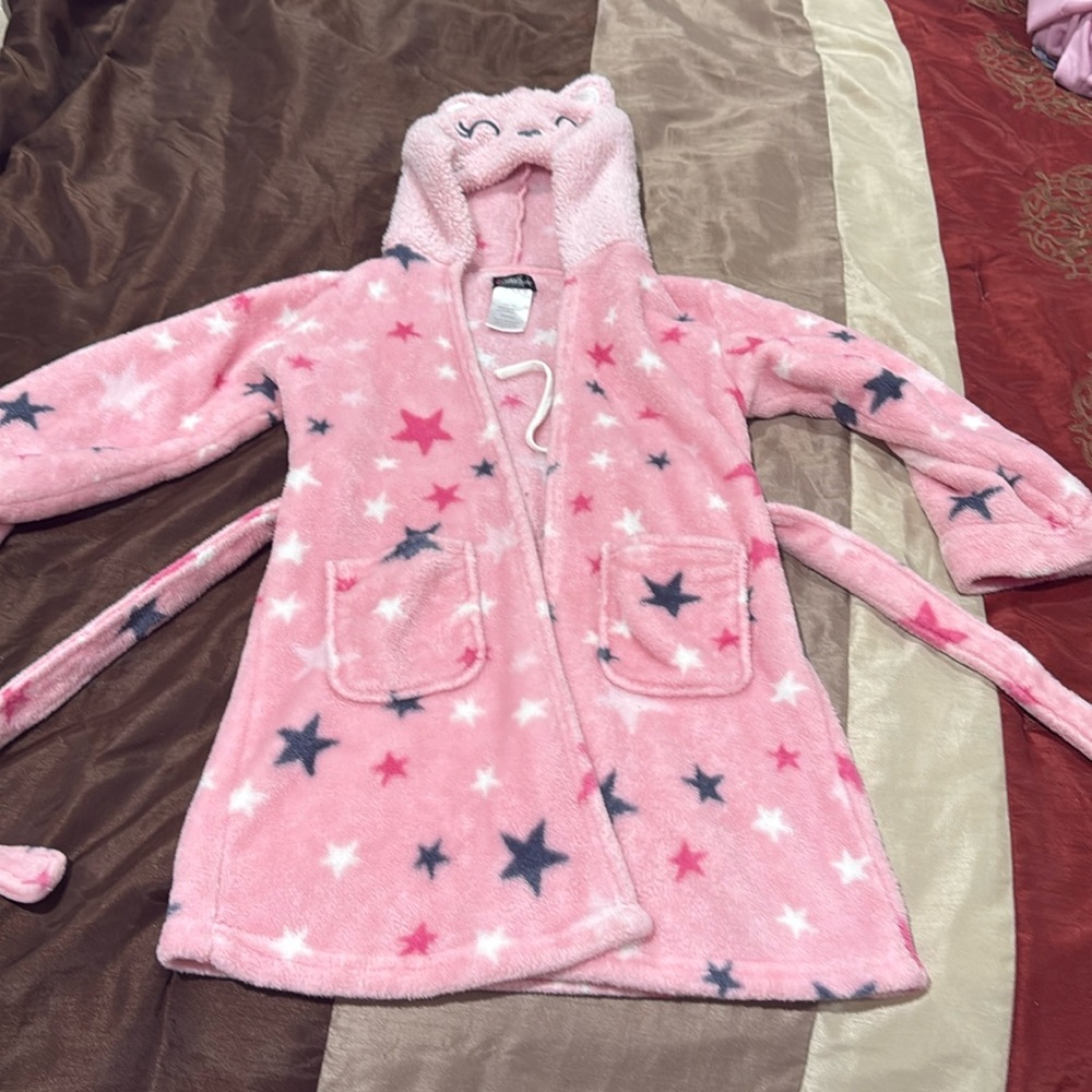 Cuddl Duds cat robe